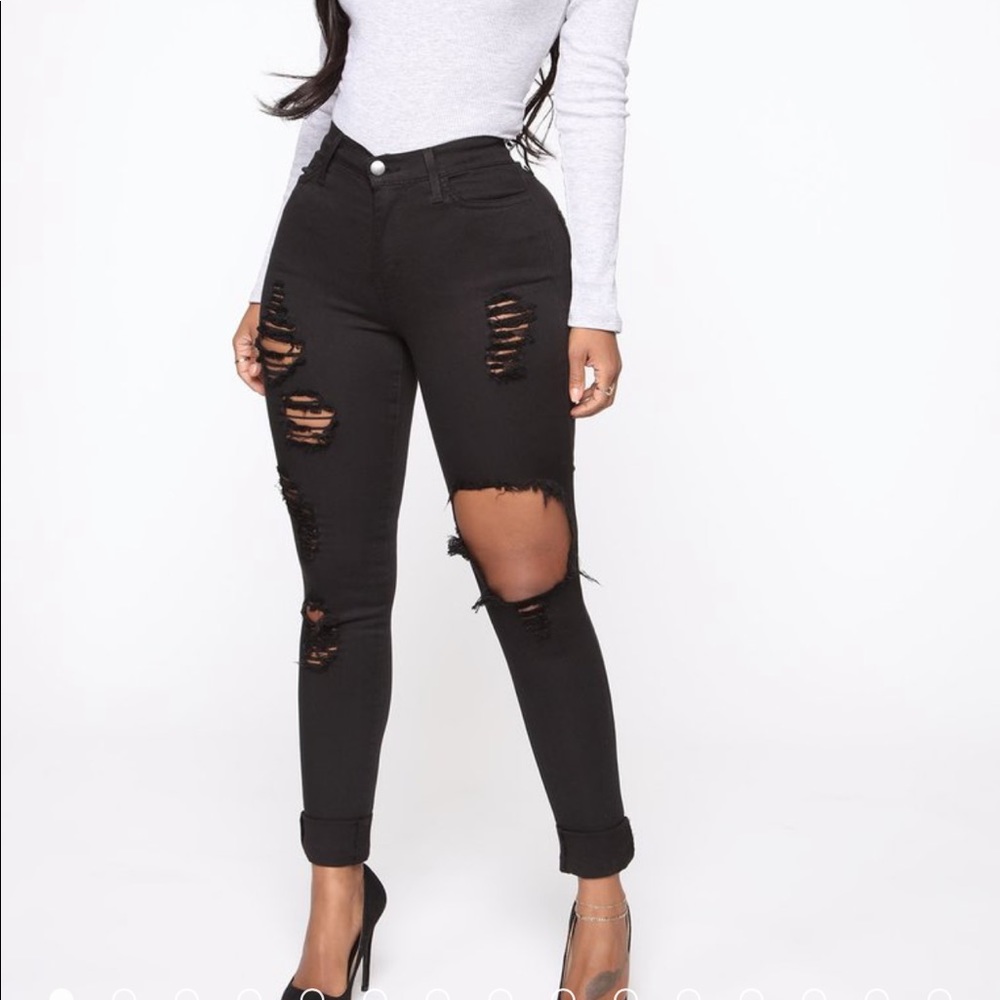 Fashion Nova Glistening Jeans